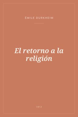 Portada de El retorno a la religión