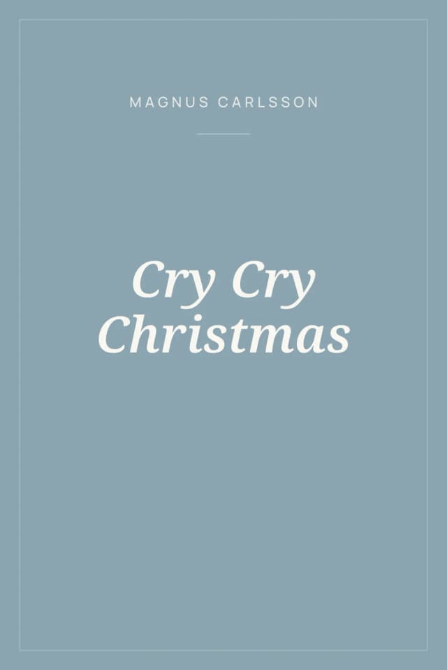 Portada de Cry Cry Christmas