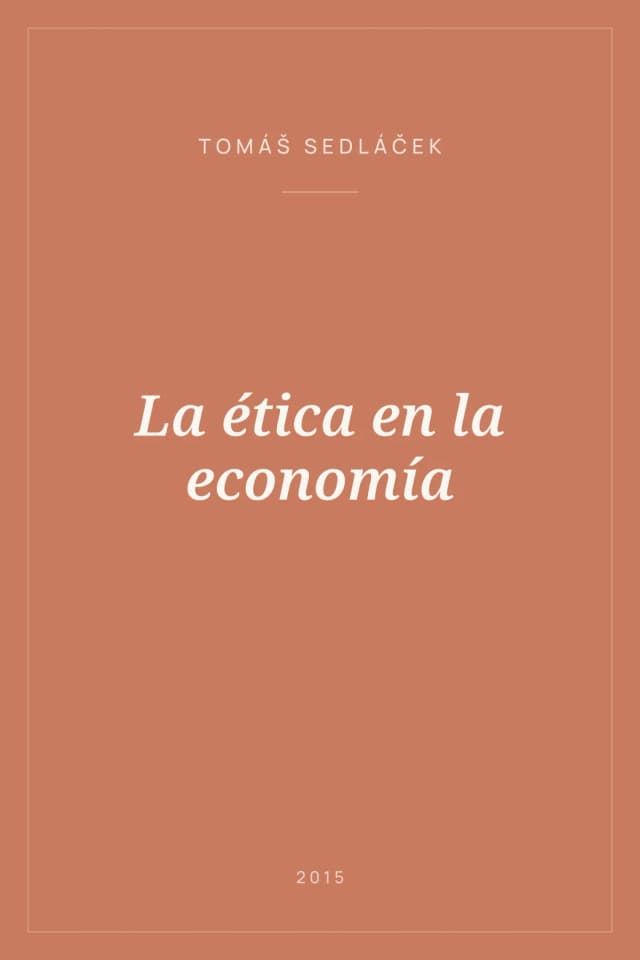Portada de La ética en la economía