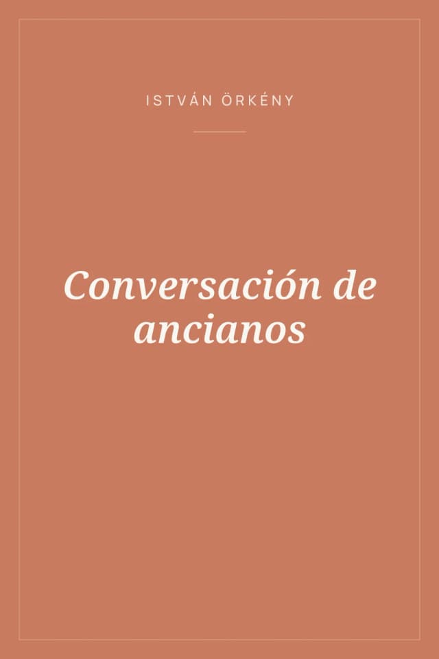 Portada de Conversación de ancianos