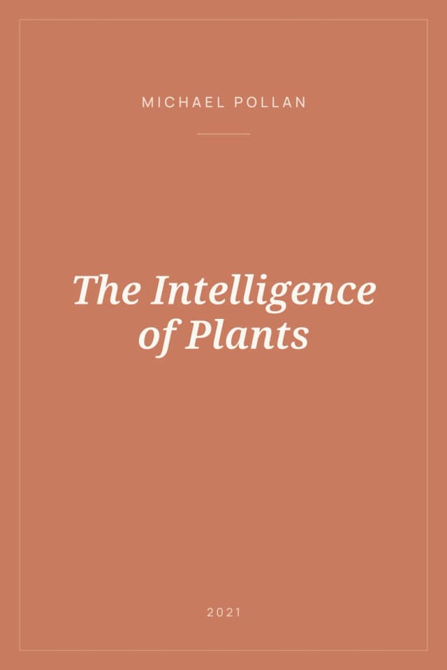 Portada de The Intelligence of Plants