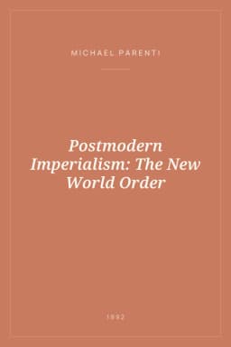 Portada de Postmodern Imperialism: The New World Order