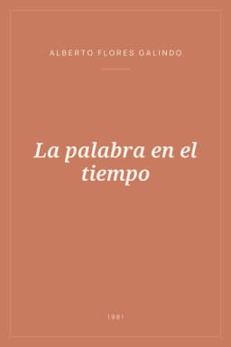 Portada de La palabra en el tiempo
