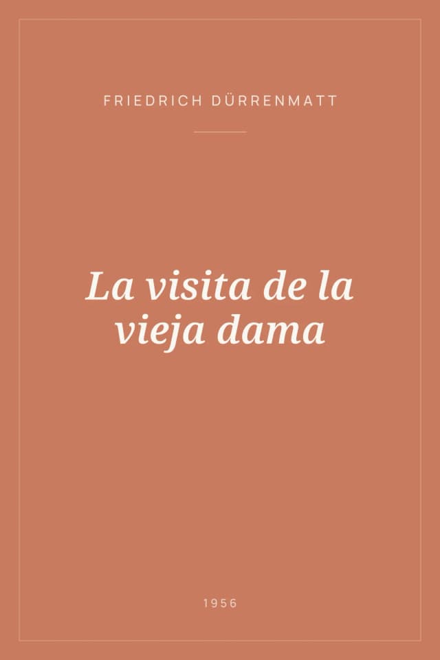 Portada de La visita de la vieja dama