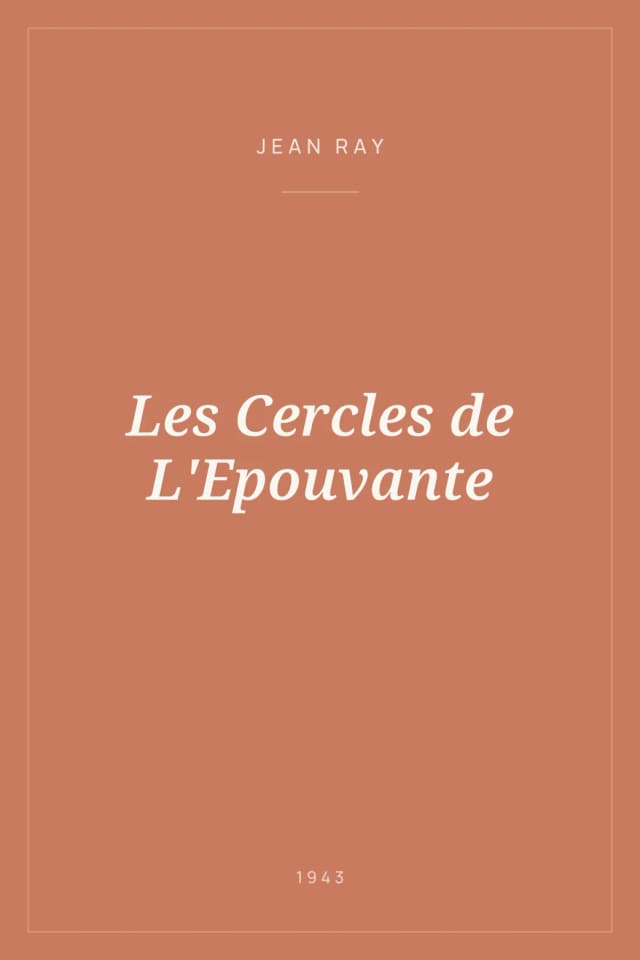 Portada de Les Cercles de L'Epouvante