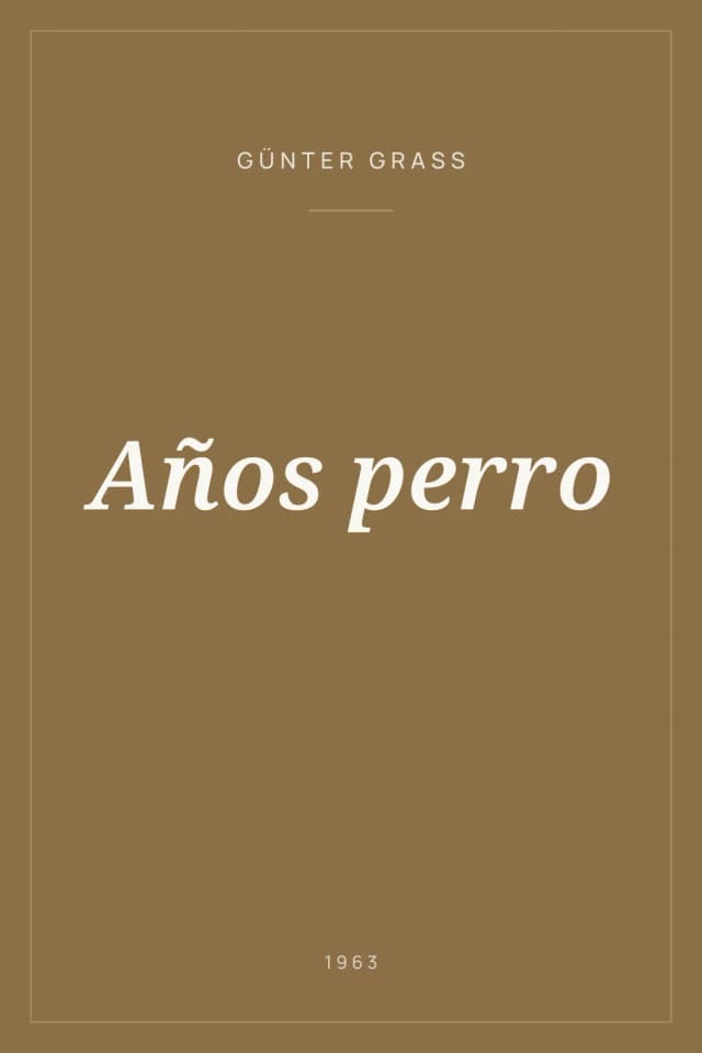 Portada de Años perro