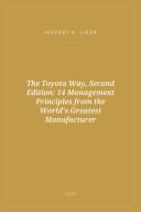 Portada de The Toyota Way, Second Edition: 14 Management Principles from the World's Greatest Manufacturer
