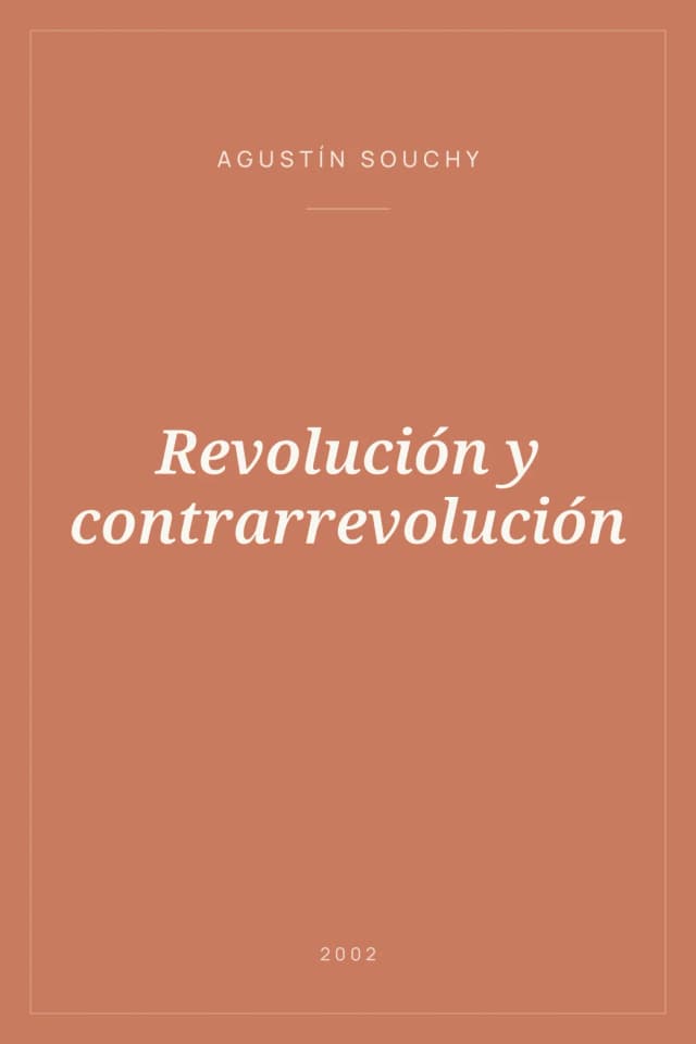 Portada de Revolución y contrarrevolución