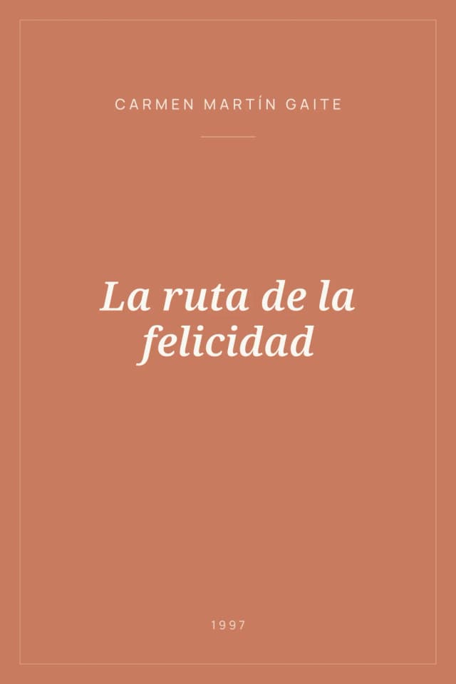Portada de La ruta de la felicidad