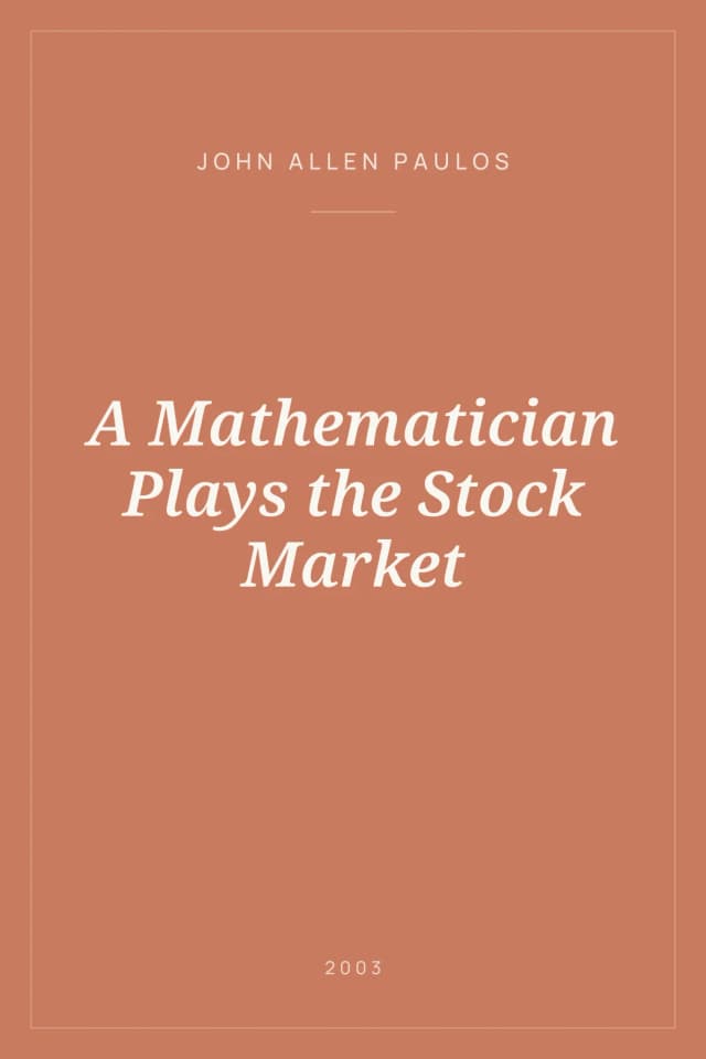Portada de A Mathematician Plays the Stock Market