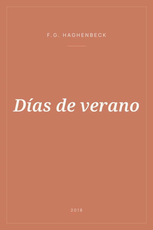 Portada de Días de verano
