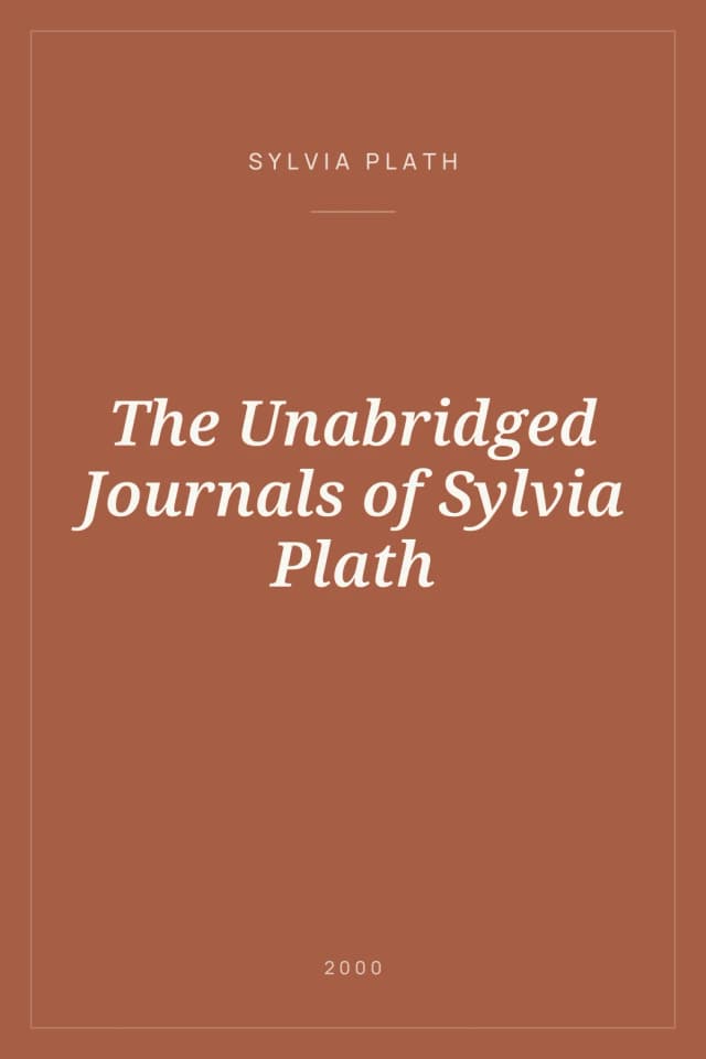 Portada de The Unabridged Journals of Sylvia Plath