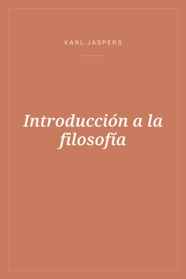 Portada de Introducción a la filosofía