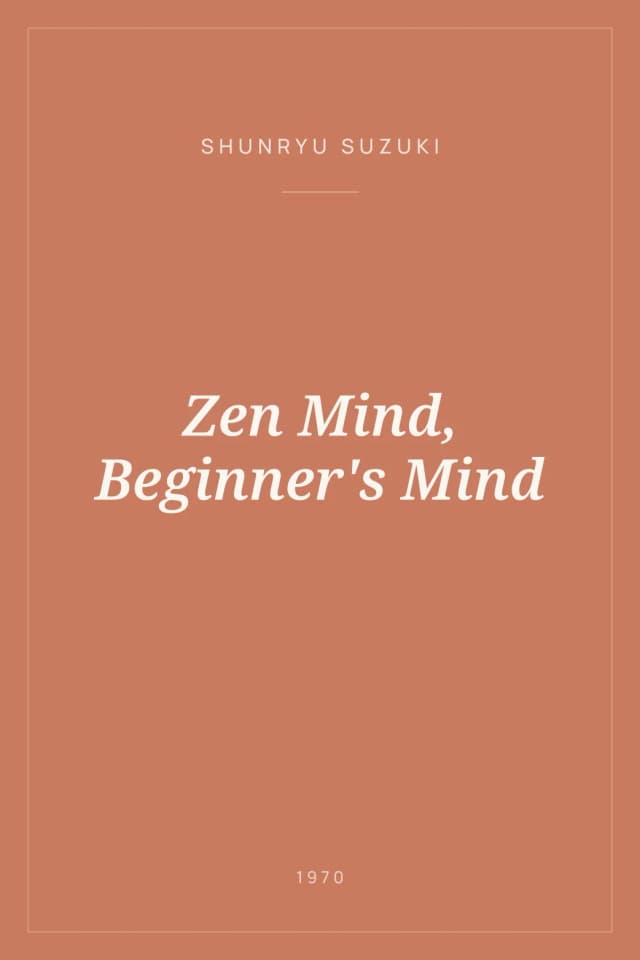 Portada de Zen Mind, Beginner's Mind