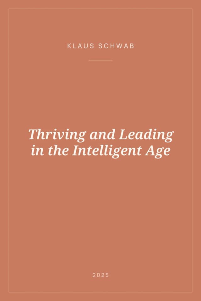 Portada de Thriving and Leading in the Intelligent Age