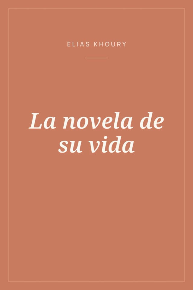 Portada de La novela de su vida