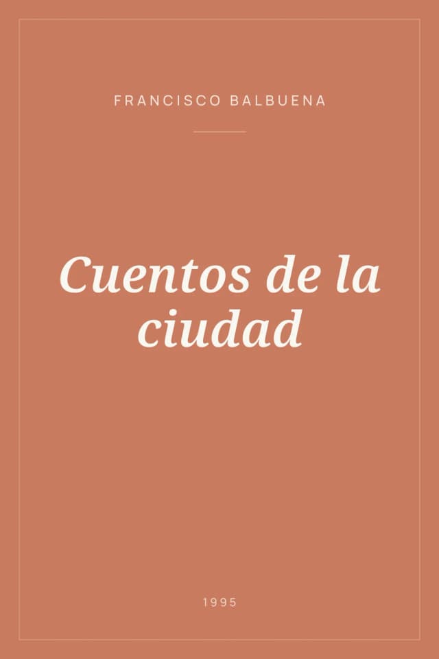 Portada de Cuentos de la ciudad