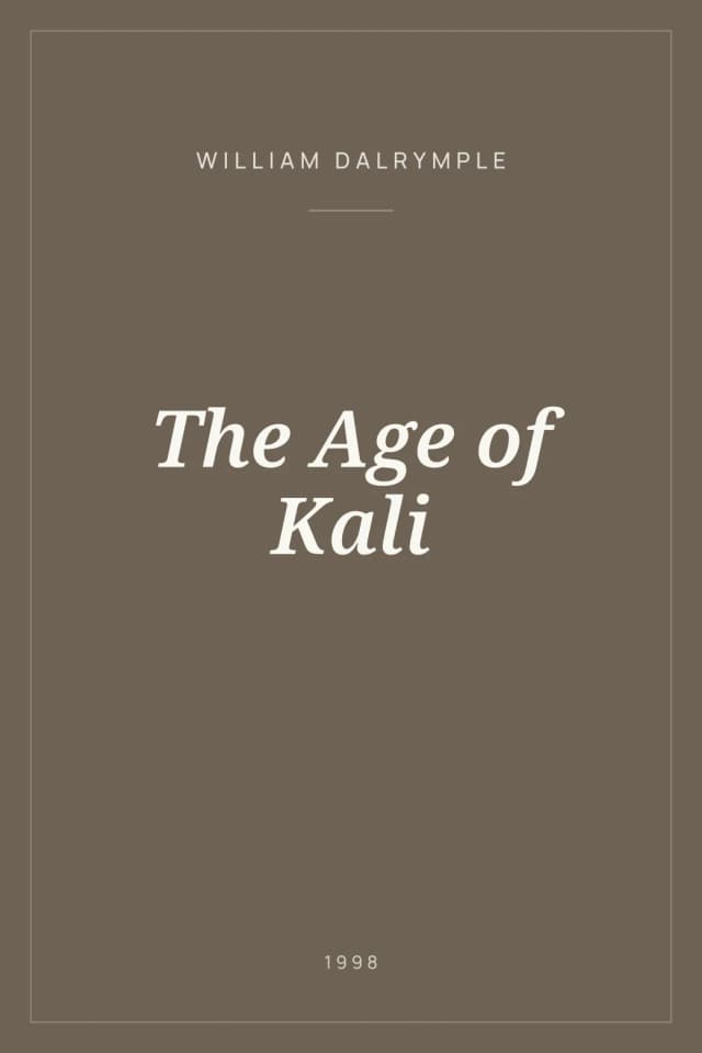 Portada de The Age of Kali