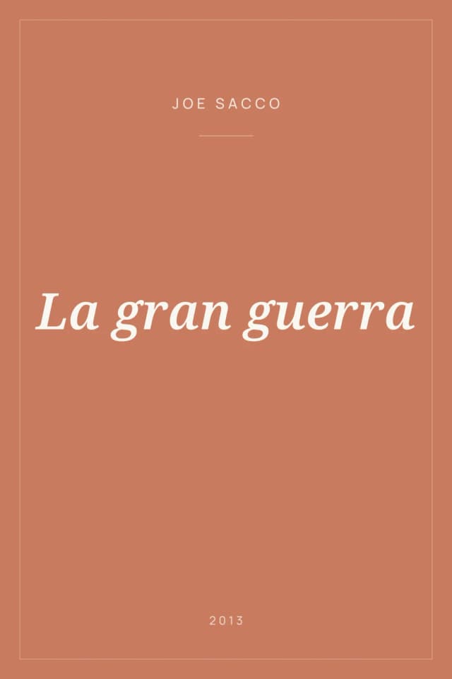 Portada de La gran guerra