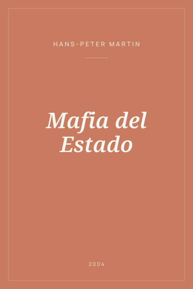 Portada de Mafia del Estado