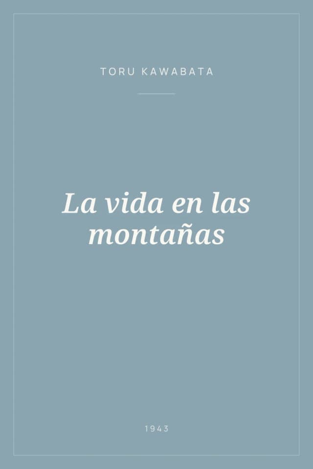 Portada de La vida en las montañas