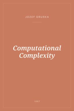 Portada de Computational Complexity