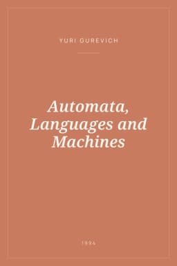 Portada de Automata, Languages and Machines