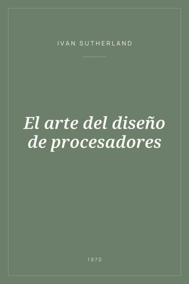 Portada de El arte del diseño de procesadores