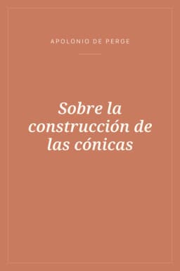 Portada de Sobre la construcción de las cónicas