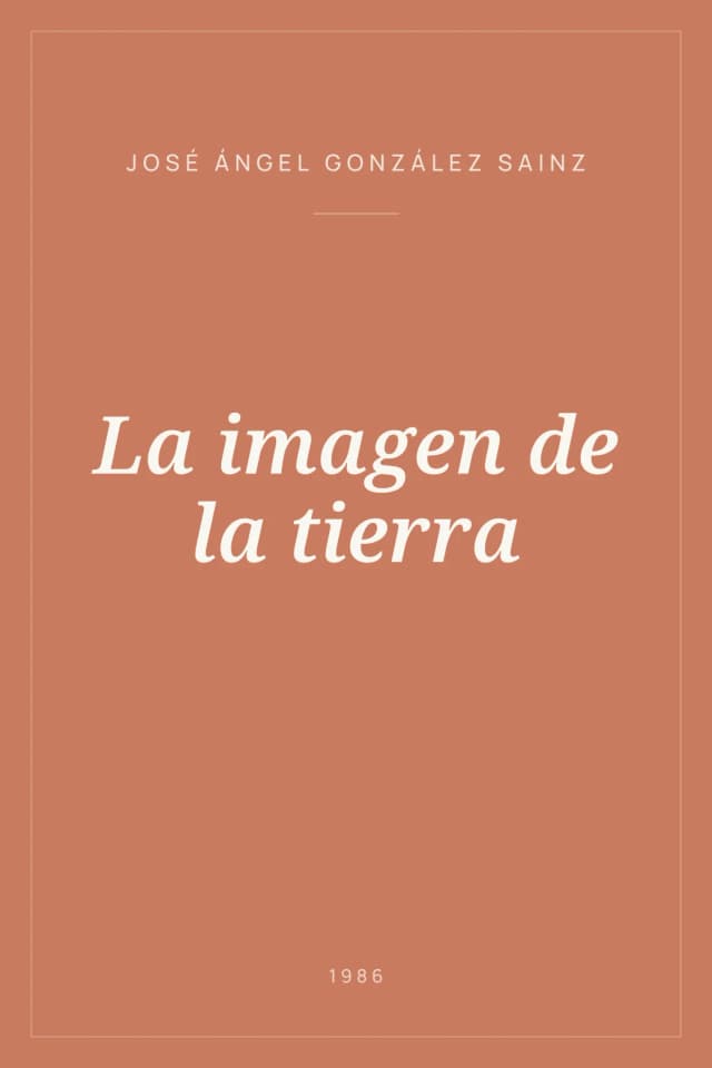 Portada de La imagen de la tierra