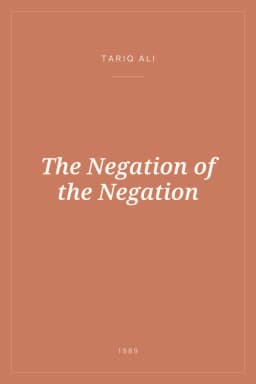 Portada de The Negation of the Negation