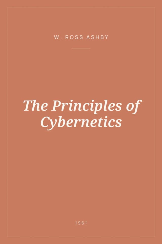 Portada de The Principles of Cybernetics