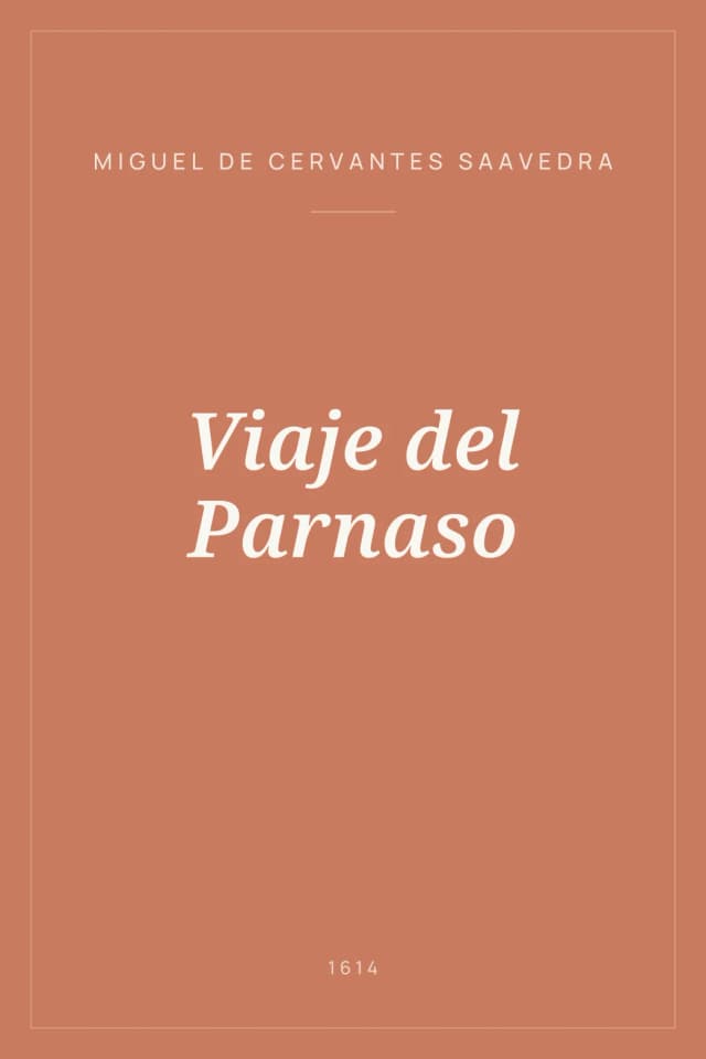Portada de Viaje del Parnaso