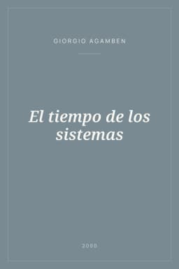 Portada de El tiempo de los sistemas