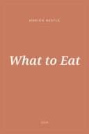Portada de What to Eat