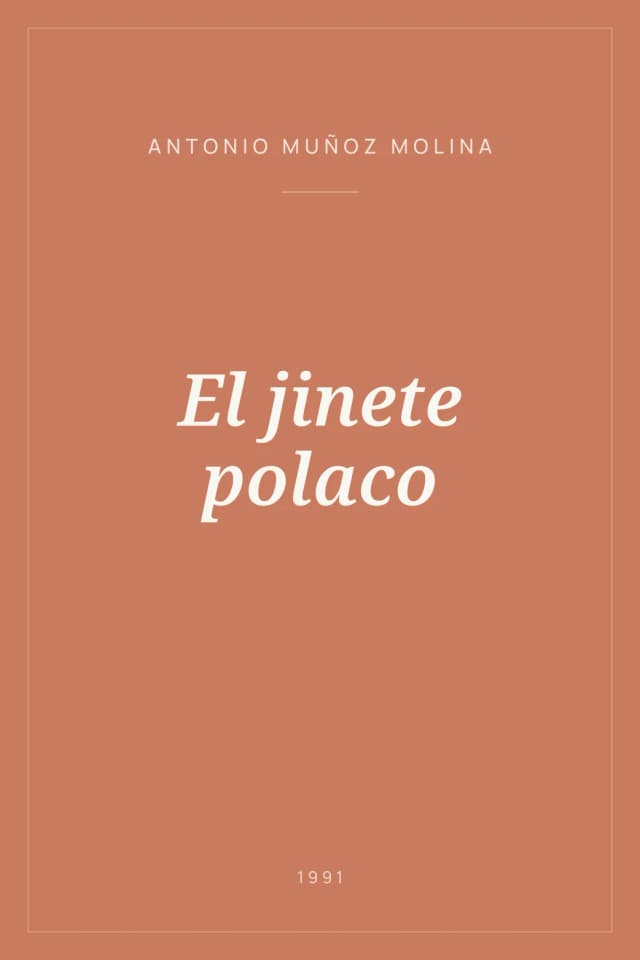 Portada de El jinete polaco
