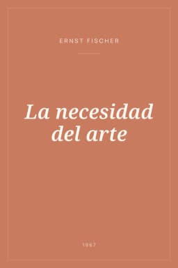 Portada de La necesidad del arte