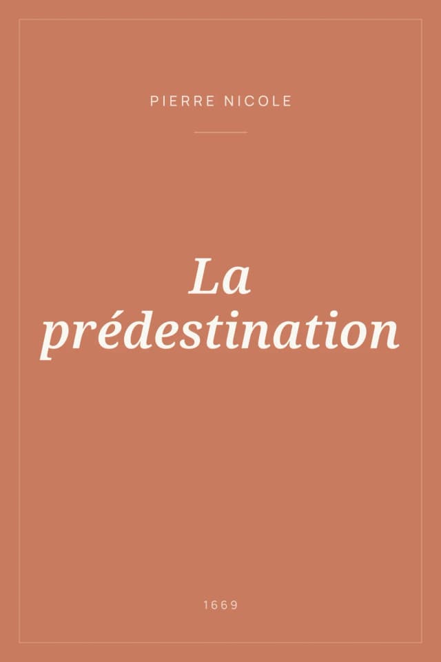 Portada de La prédestination