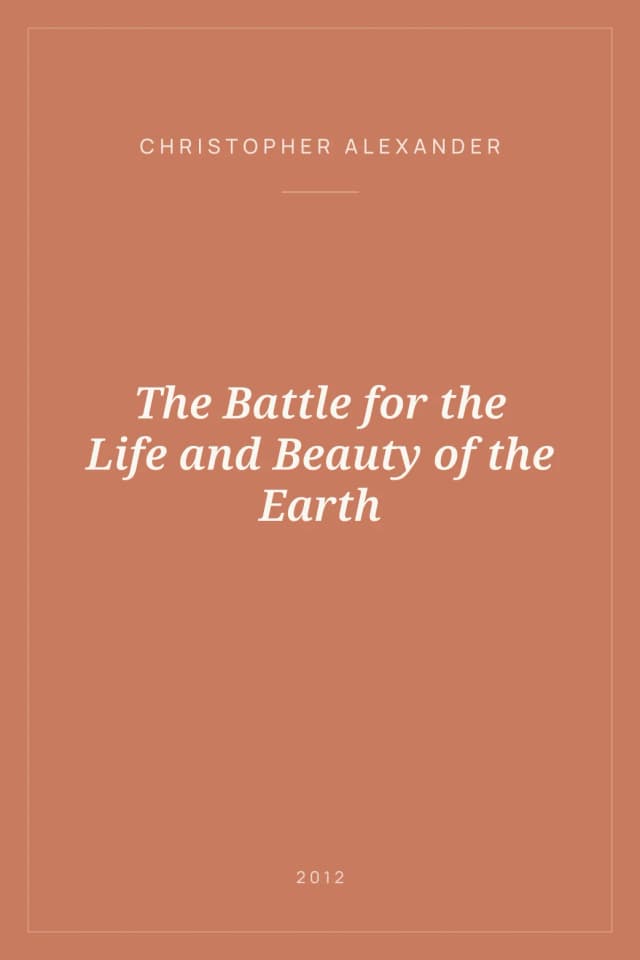 Portada de The Battle for the Life and Beauty of the Earth