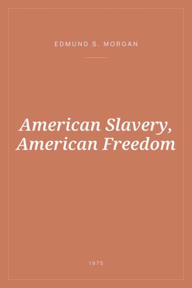 Portada de American Slavery, American Freedom