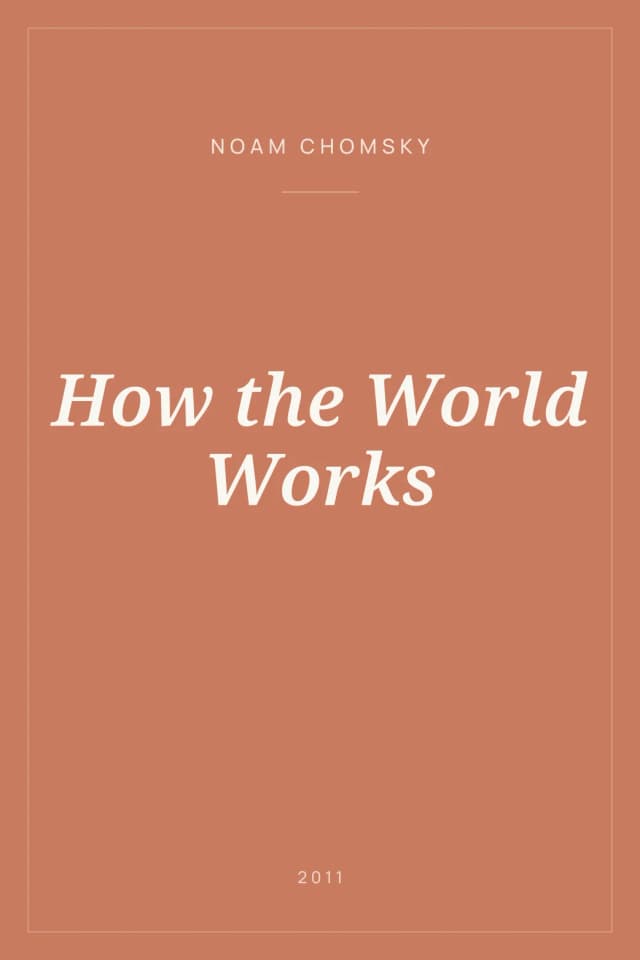 Portada de How the World Works