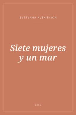 Portada de Siete mujeres y un mar