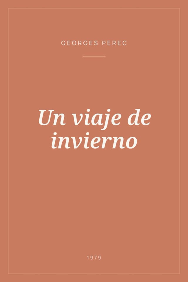 Portada de Un viaje de invierno