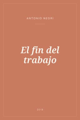 Portada de El fin del trabajo