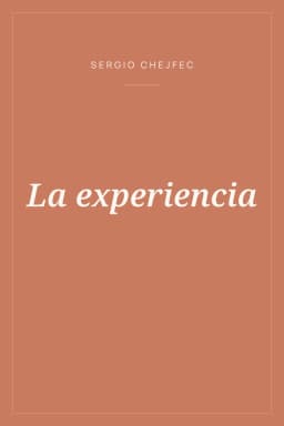 Portada de La experiencia