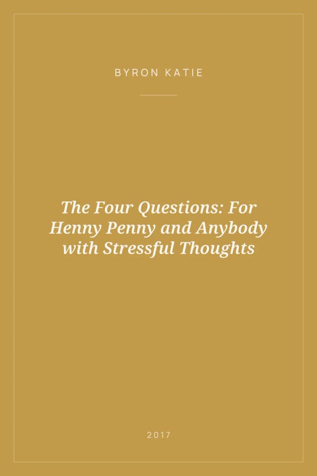 Portada de The Four Questions: For Henny Penny and Anybody with Stressful Thoughts