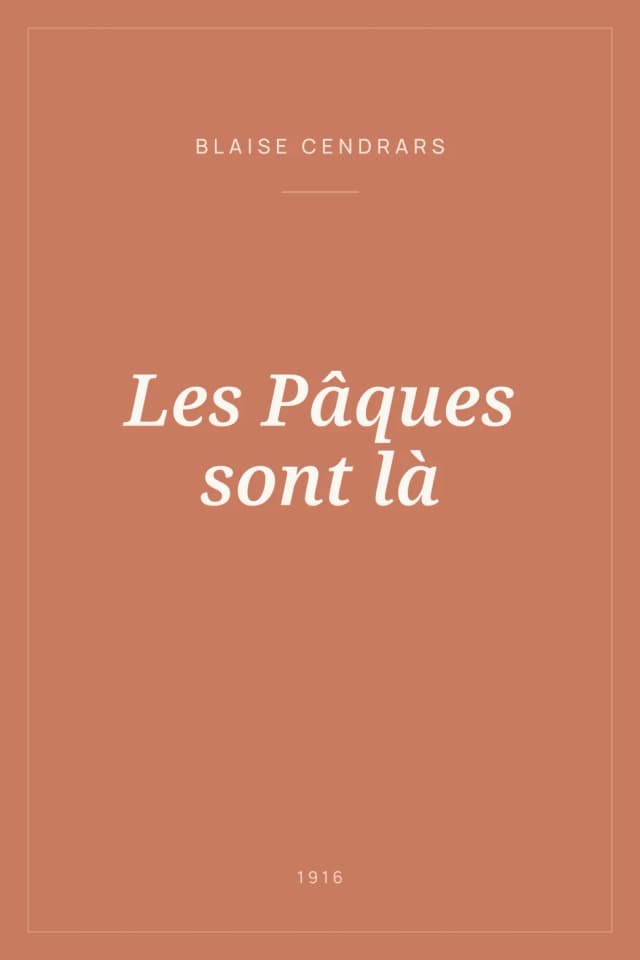 Portada de Les Pâques sont là