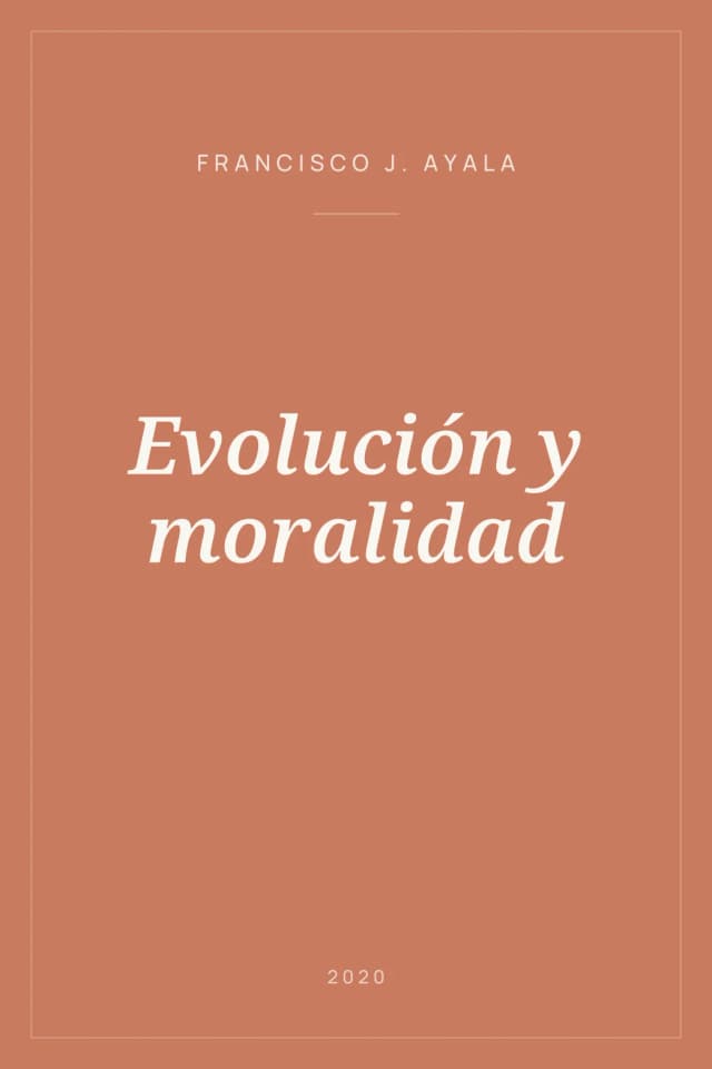 Portada de Evolución y moralidad