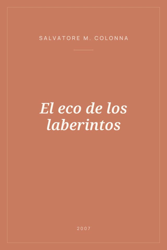 Portada de El eco de los laberintos