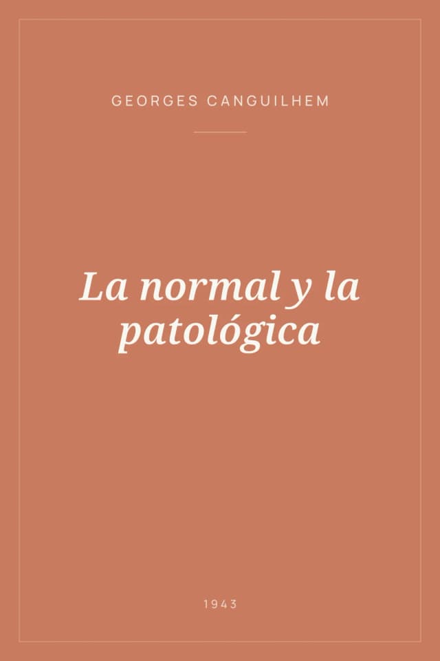Portada de La normal y la patológica